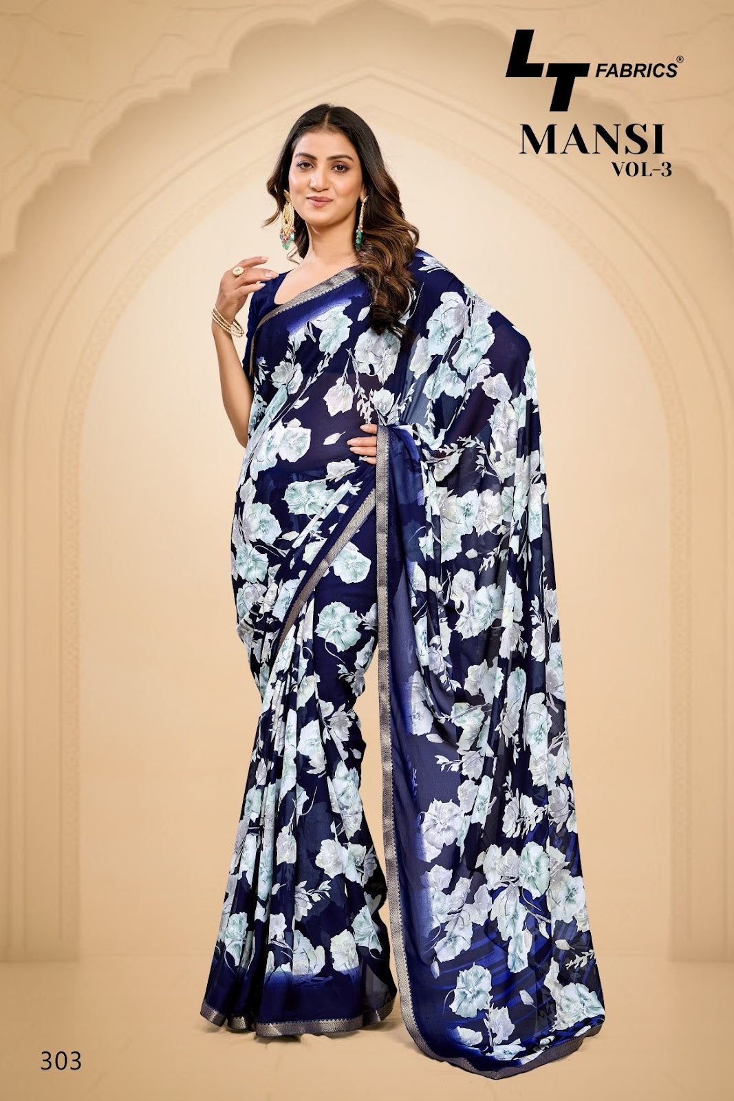 Mansi Vol 3 Lt Fabrics Micro Sarees Exporter