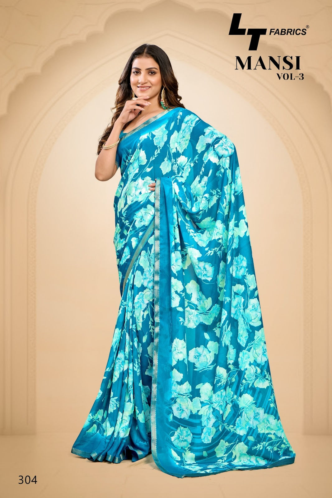 Mansi Vol 3 Lt Fabrics Micro Sarees Exporter