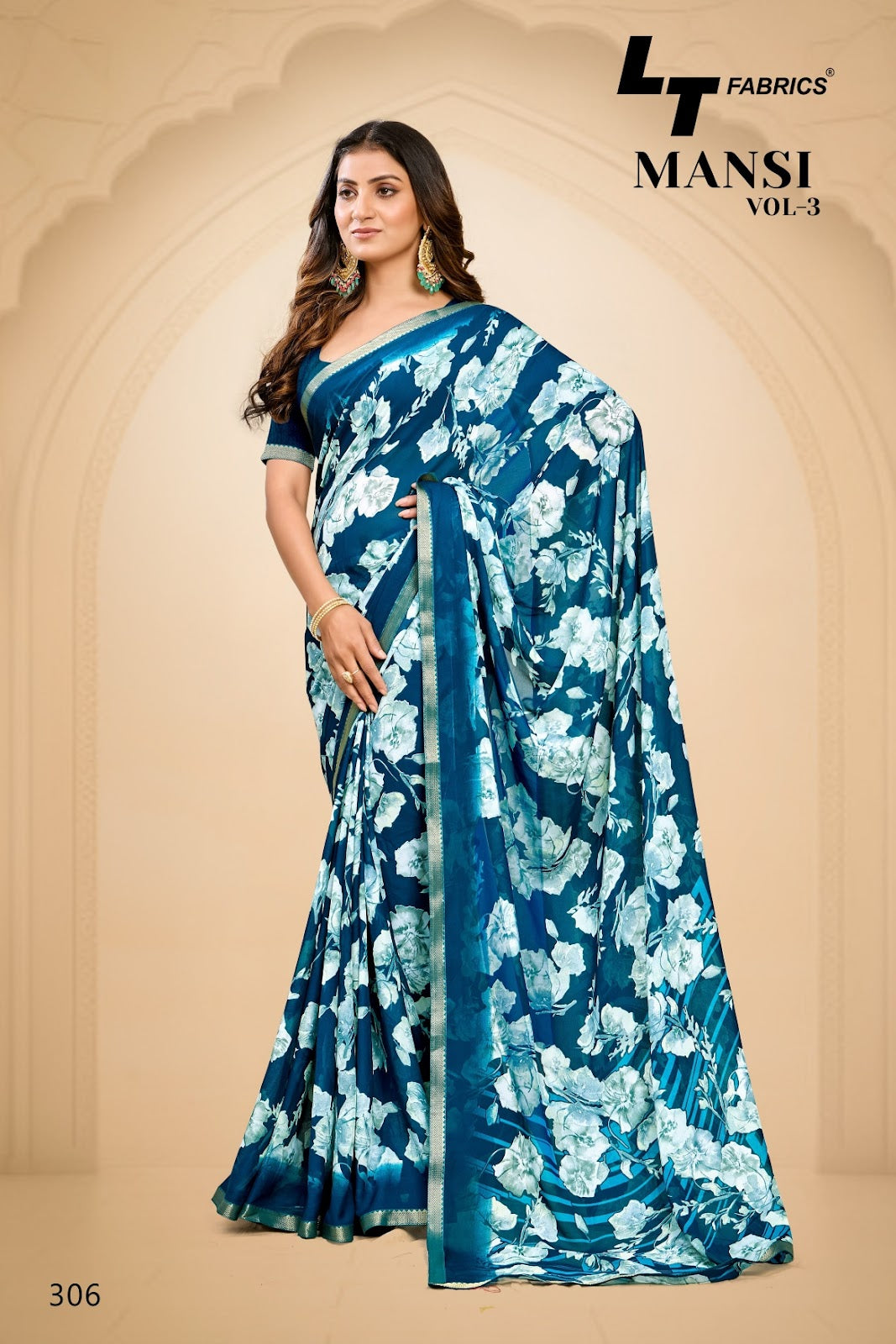 Mansi Vol 3 Lt Fabrics Micro Sarees Exporter