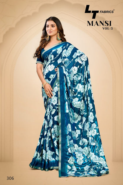 Mansi Vol 3 Lt Fabrics Micro Sarees Exporter