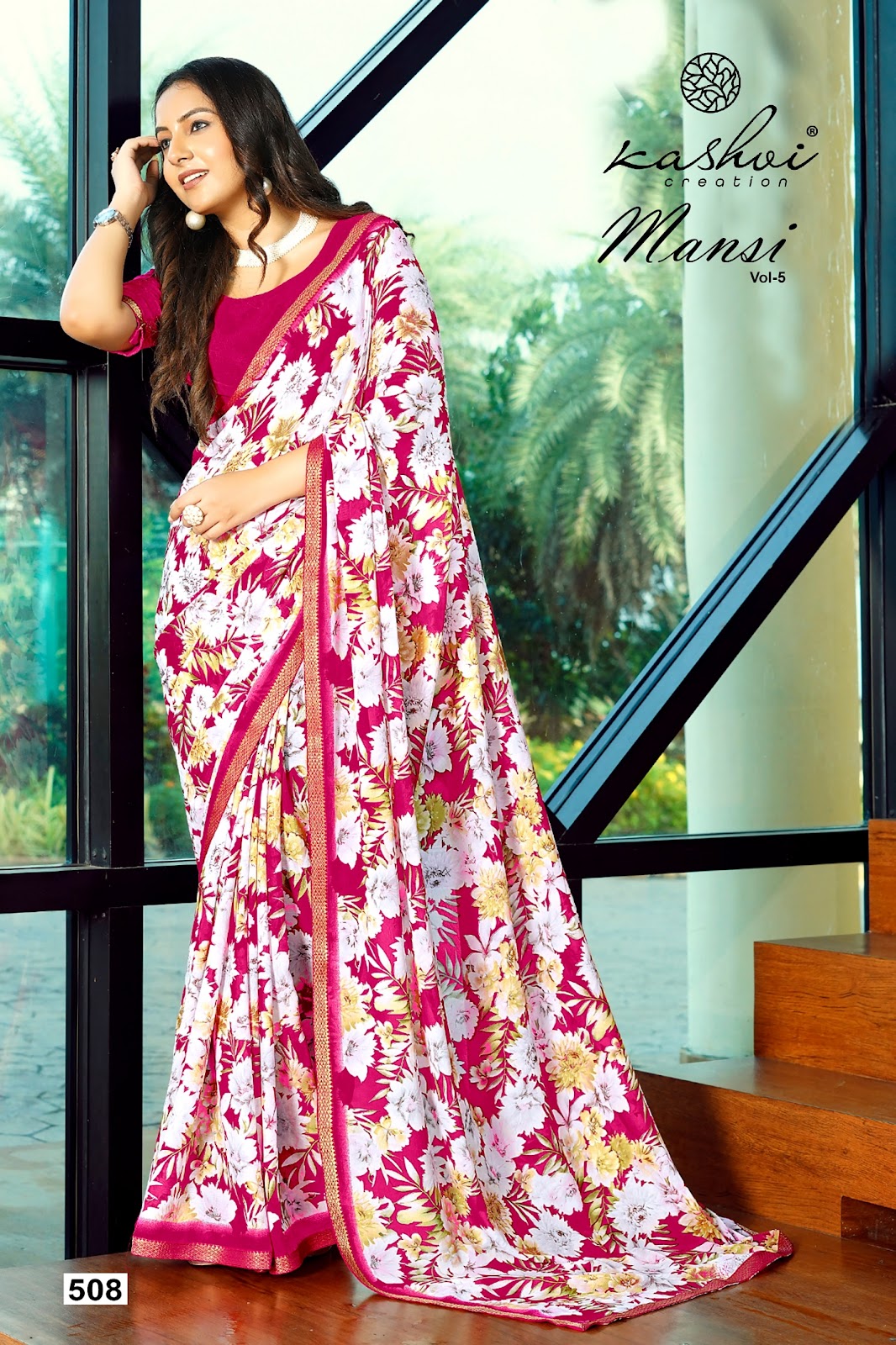 Mansi Vol 5 Kashvi Creation Micro Sarees Manufacturer
