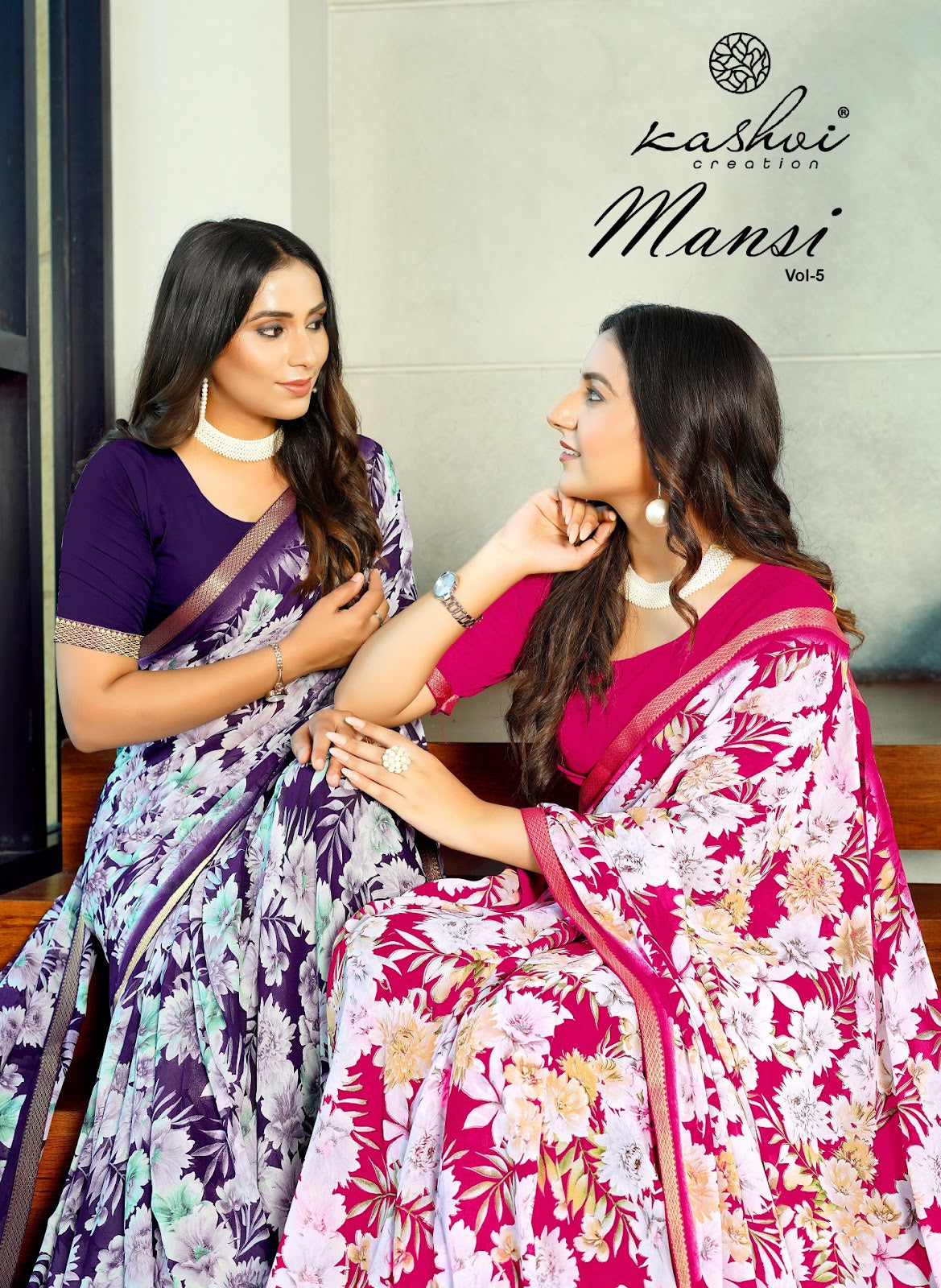 Mansi Vol 5 Kashvi Creation Micro Sarees Manufacturer