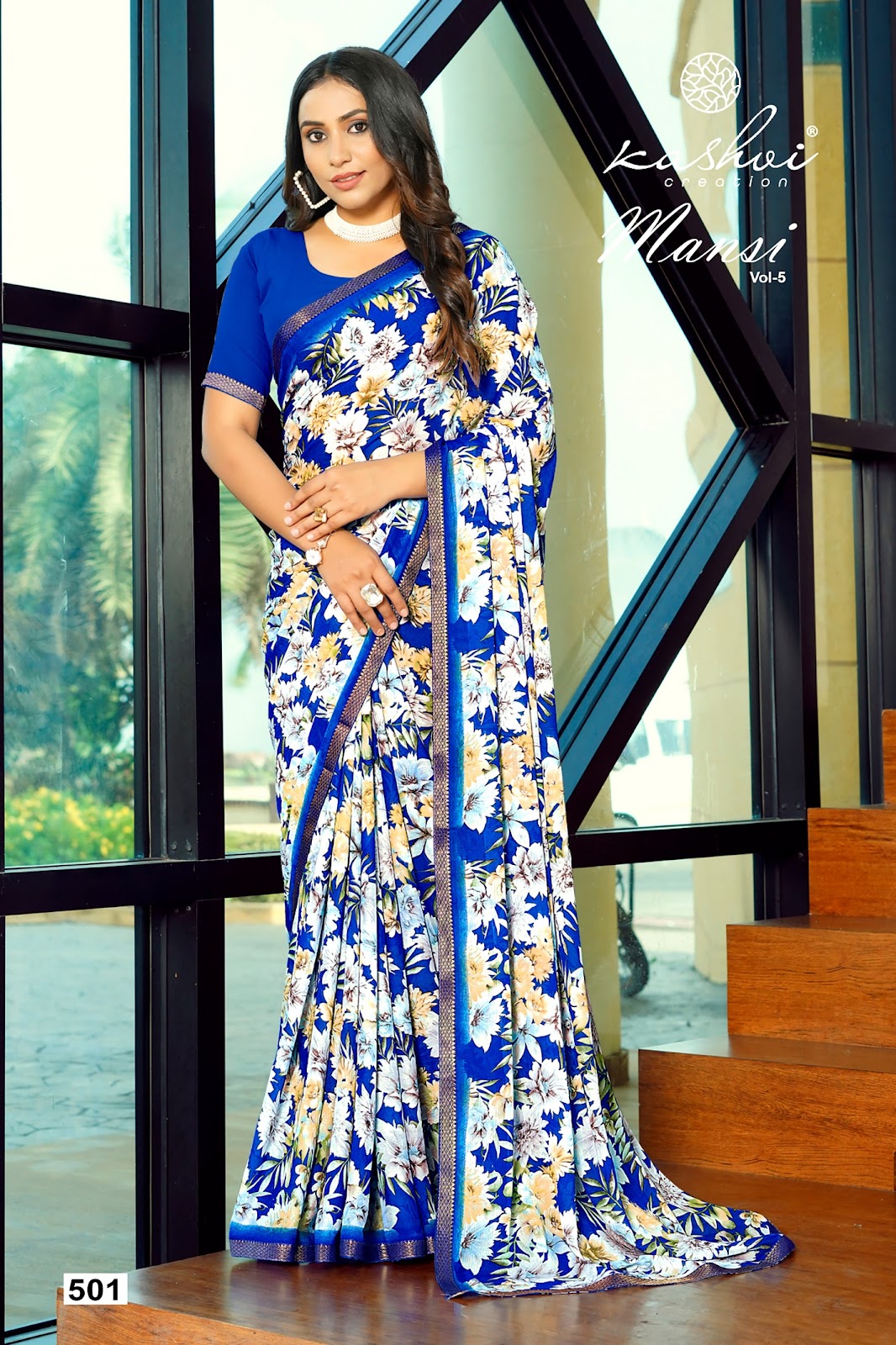 Mansi Vol 5 Kashvi Creation Micro Sarees Manufacturer