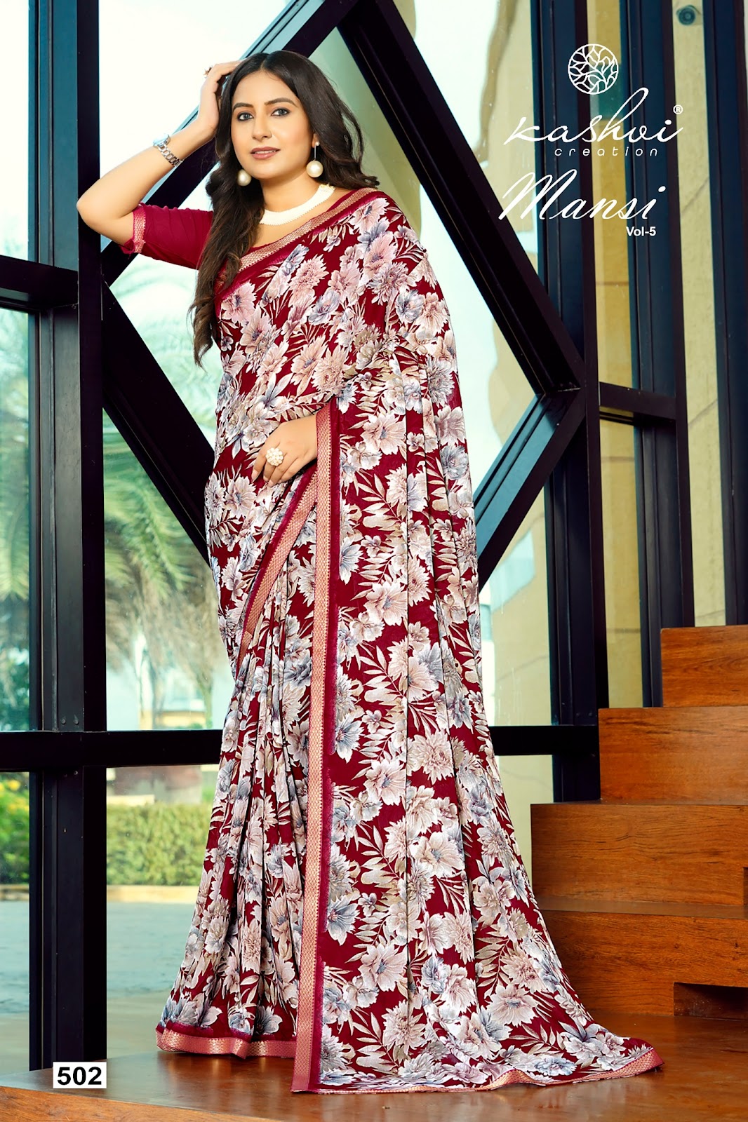 Mansi Vol 5 Kashvi Creation Micro Sarees Manufacturer