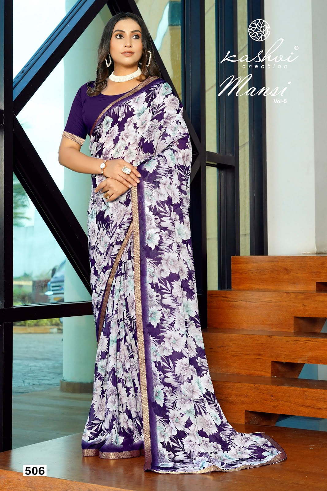 Mansi Vol 5 Kashvi Creation Micro Sarees Manufacturer