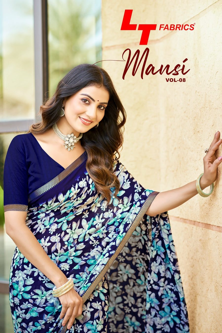 Mansi Vol 8 Lt Fabrics Micro Sarees Wholesale