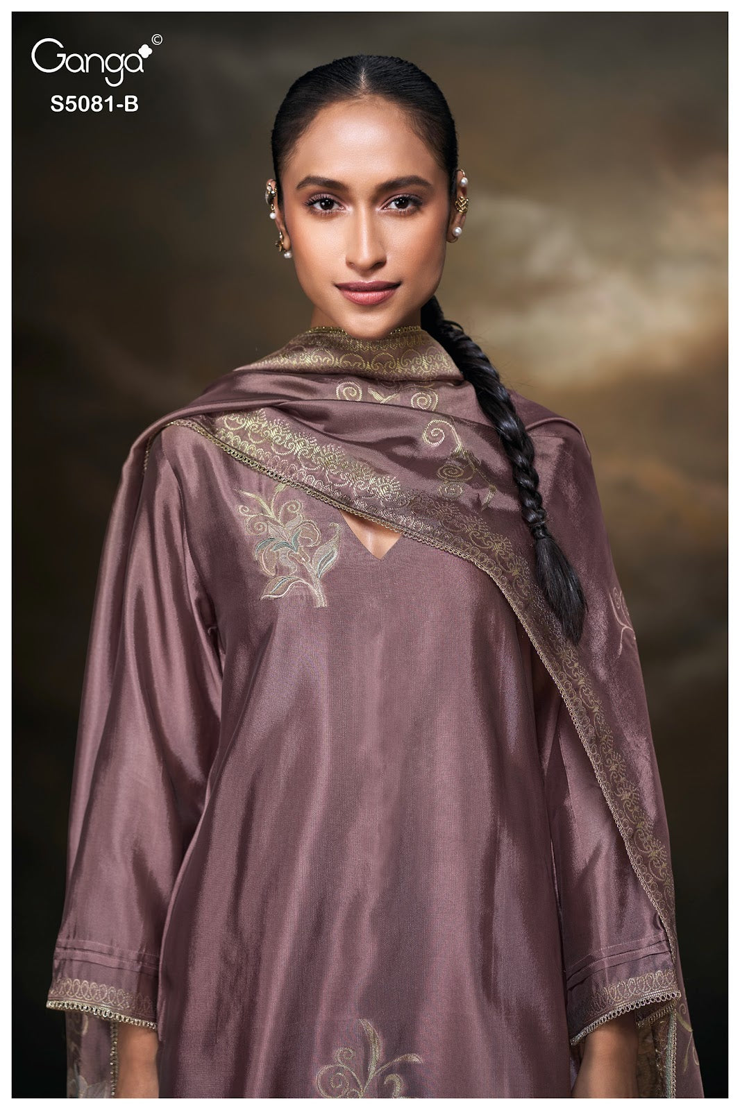 Mansie S5081 Ganga Woven Silk Plazzo Style Suits Wholesaler India