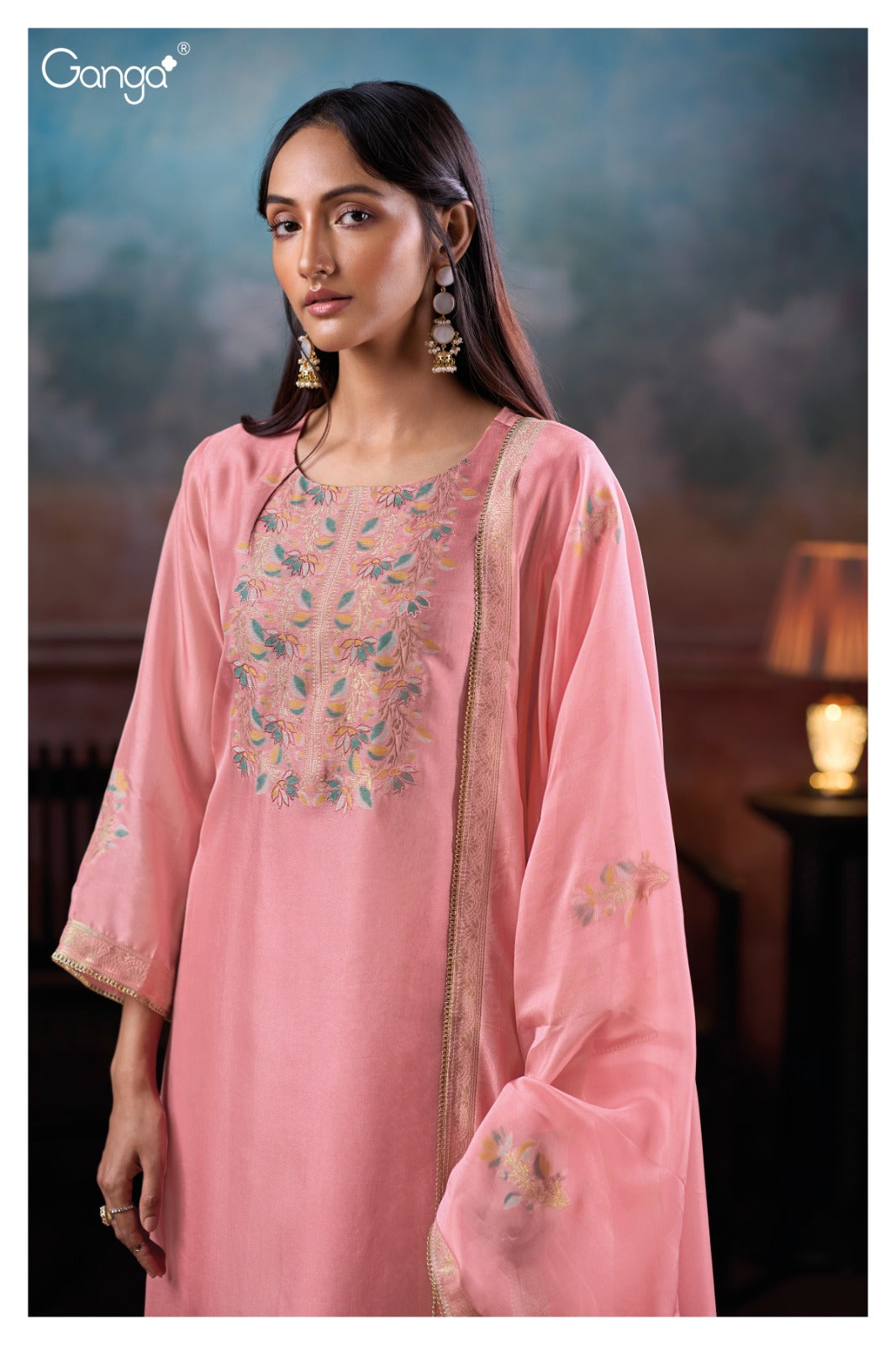 Mansiya Ganga Premium Viscose Plazzo Style Suits Exporter India