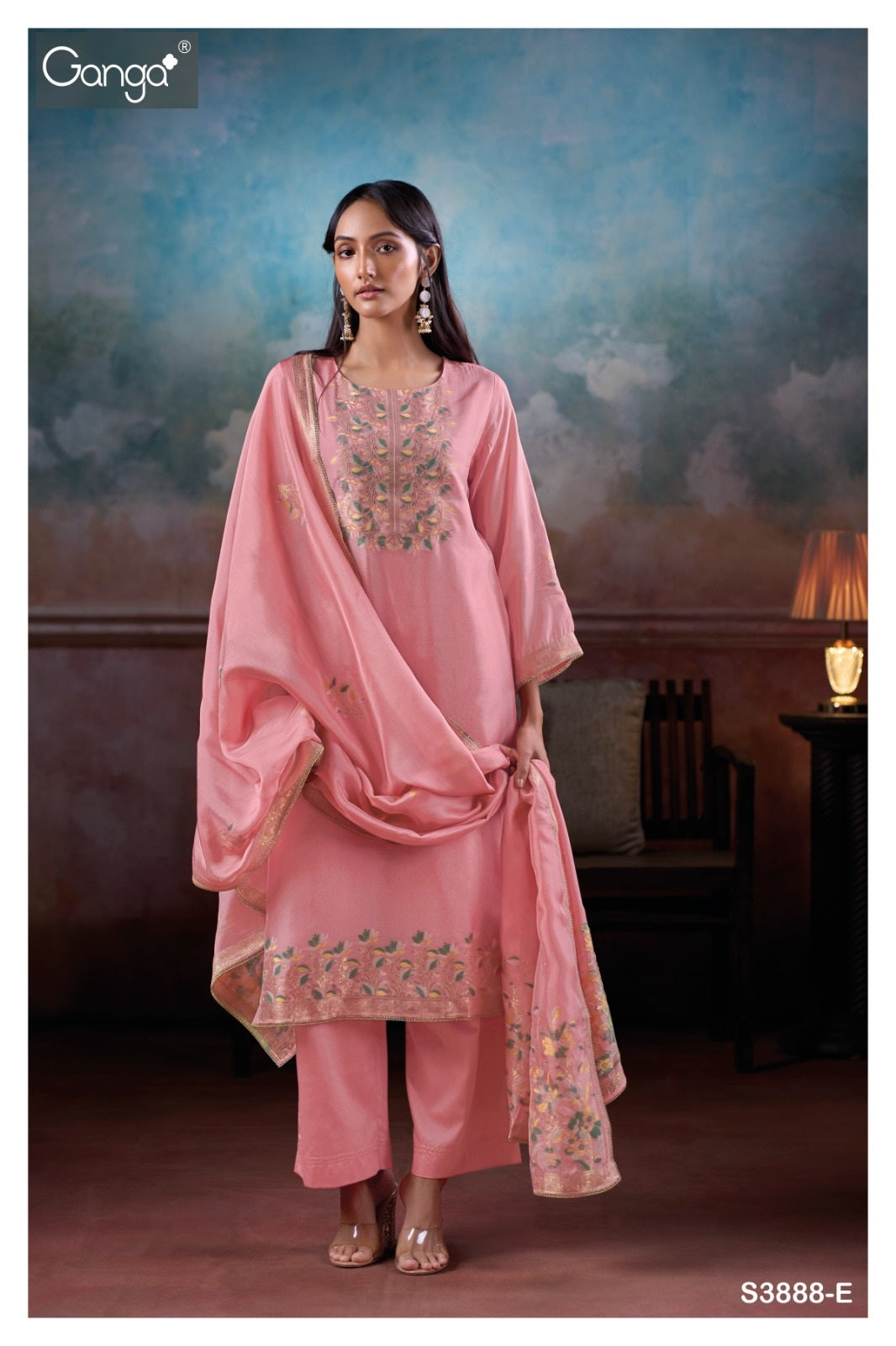 Mansiya Ganga Premium Viscose Plazzo Style Suits Exporter India
