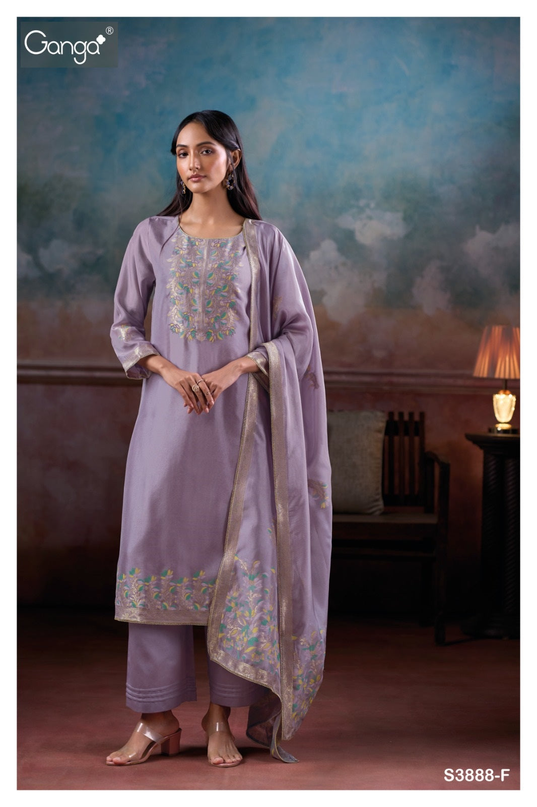 Mansiya Ganga Premium Viscose Plazzo Style Suits Exporter India