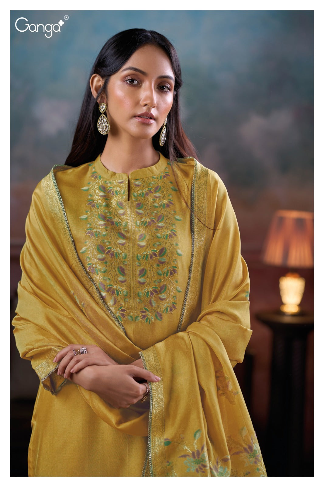 Mansiya Ganga Premium Viscose Plazzo Style Suits Exporter India