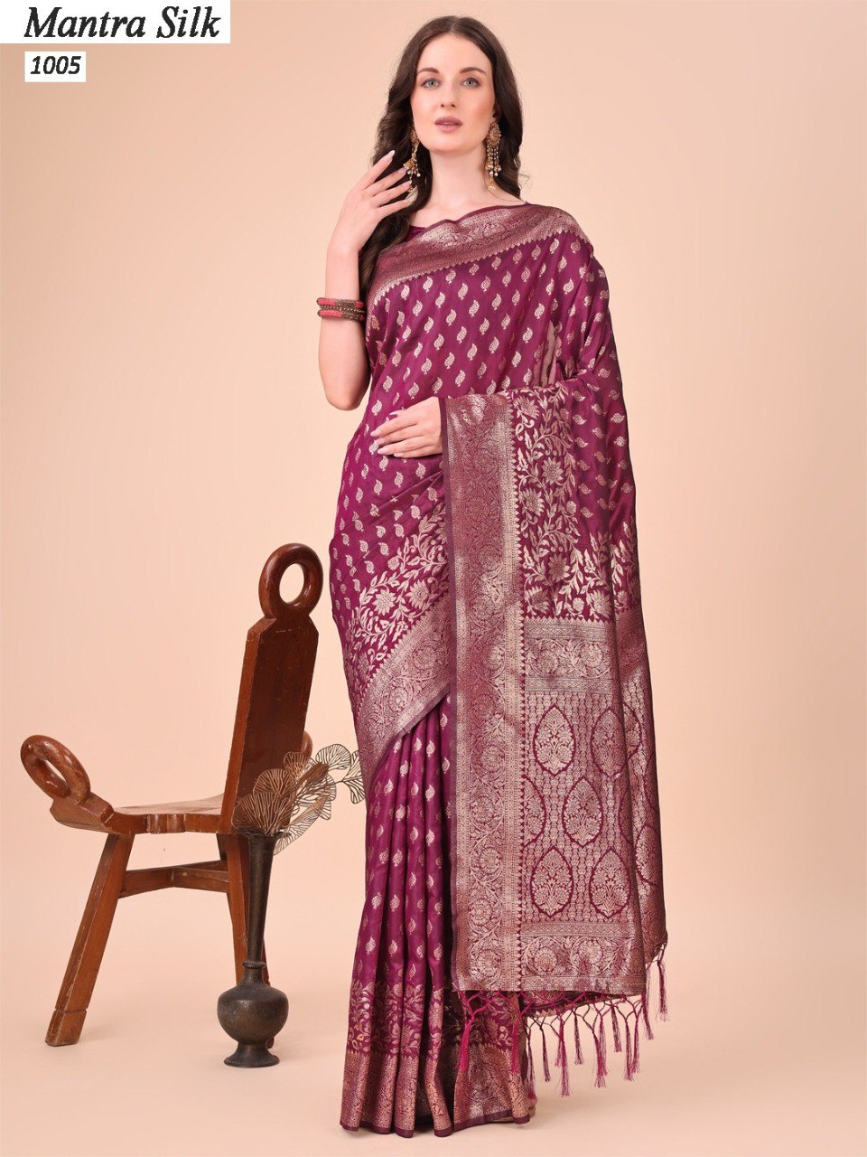 Mantra 1001-1006 Astita Silk Sarees Supplier Gujarat