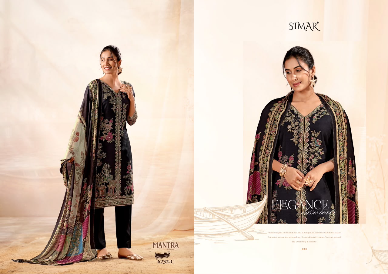 Mantra Simar Lawn Cotton Pakistani Salwar Suits Exporter