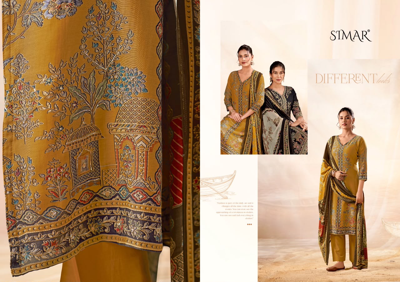 Mantra Simar Lawn Cotton Pakistani Salwar Suits Exporter