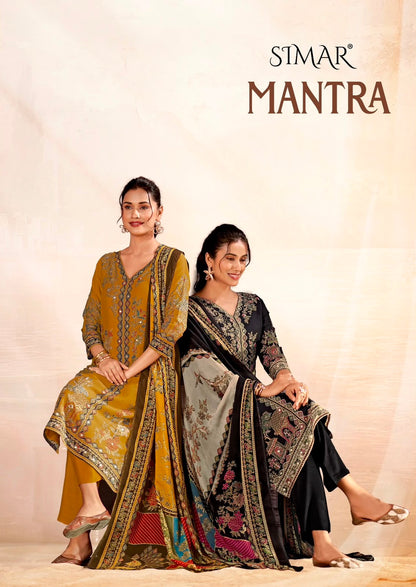 Mantra Simar Lawn Cotton Pakistani Salwar Suits Exporter