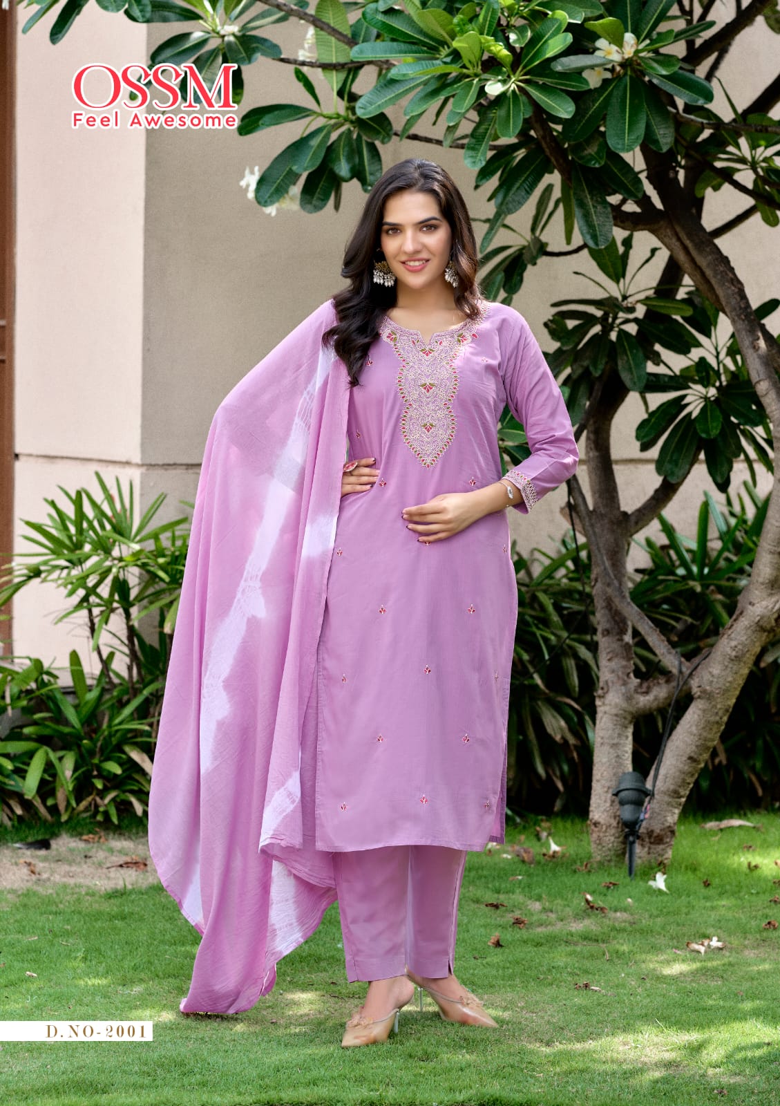 Mantra Vol 2 Ossm Readymade Cotton Pant Suits Exporter India