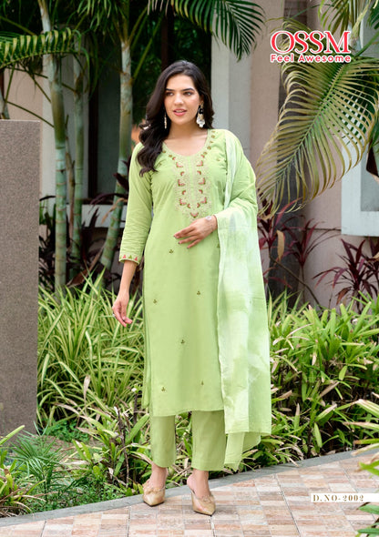 Mantra Vol 2 Ossm Readymade Cotton Pant Suits Exporter India