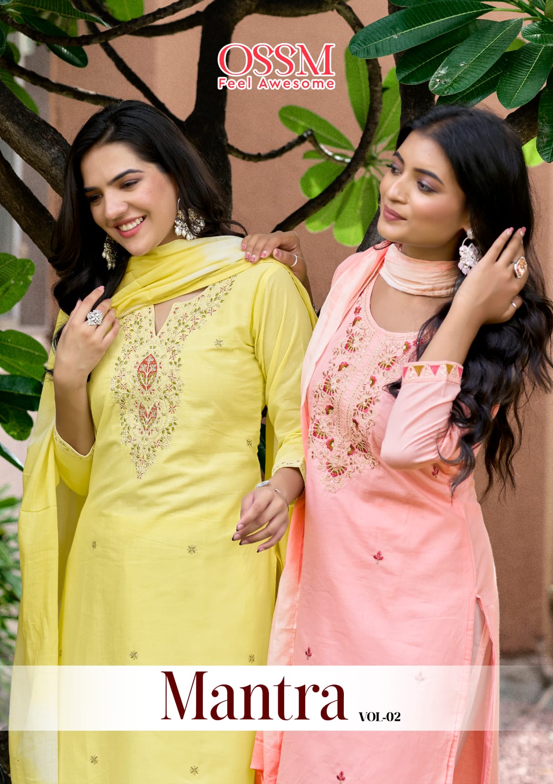 Mantra Vol 2 Ossm Readymade Cotton Pant Suits Exporter India