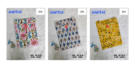 Mantras Jnx Cotton Kurtis Wholesaler Ahmedabad