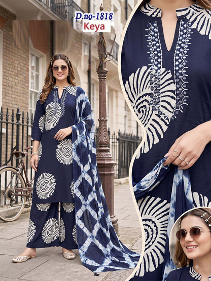 Manual Work 0509 Keya Rayon 18Kg Readymade Plazzo Style Suits Wholesale