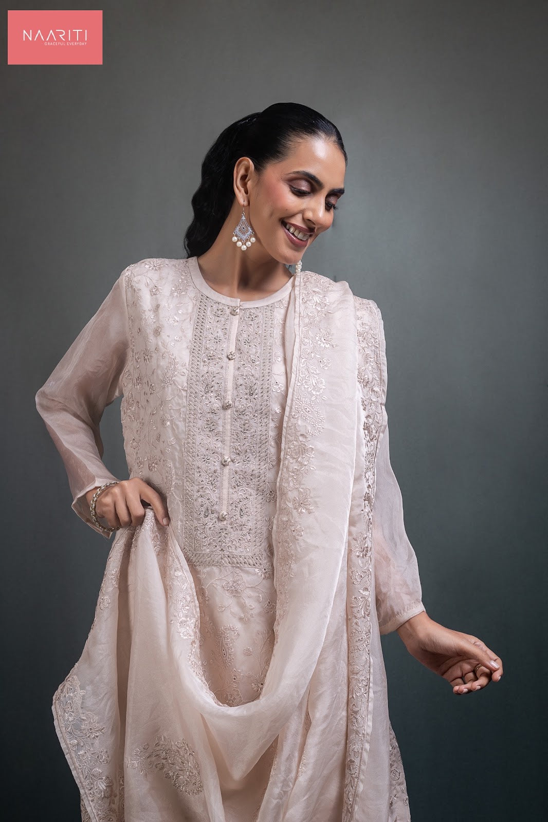 Manvi 174 Naariti Tussar Silk Pant Style Suits Wholesale