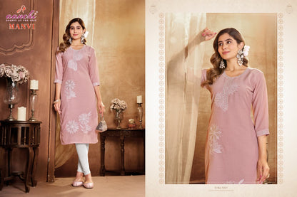 Manvi Aanchi Straight Cut Kurtis Exporter Gujarat