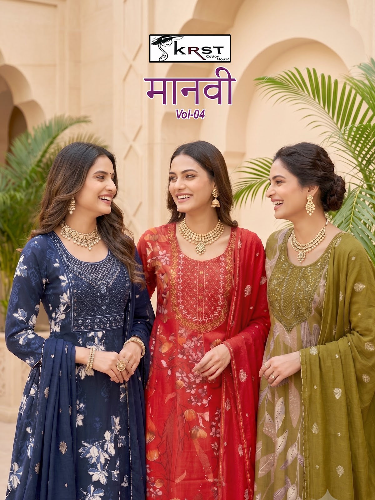 Manvi Krst Rayon 18Kg Readymade Anarkali Suits Supplier