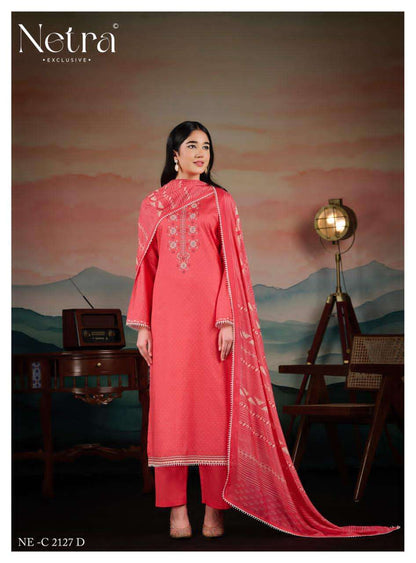 Manvi Netra Cotton Pant Style Suits Exporter Ahmedabad