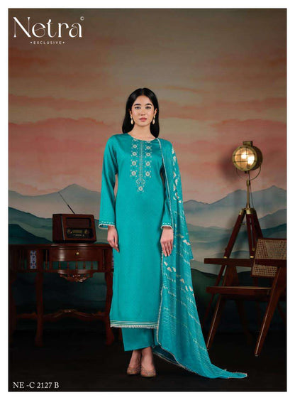 Manvi Netra Cotton Pant Style Suits Exporter Ahmedabad