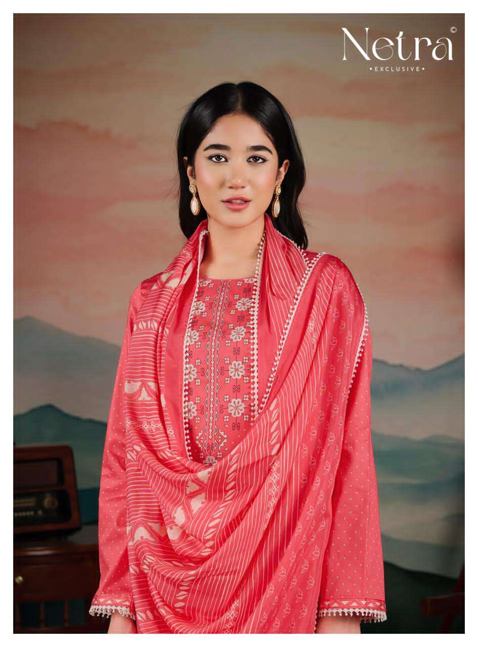 Manvi Netra Cotton Pant Style Suits Exporter Ahmedabad