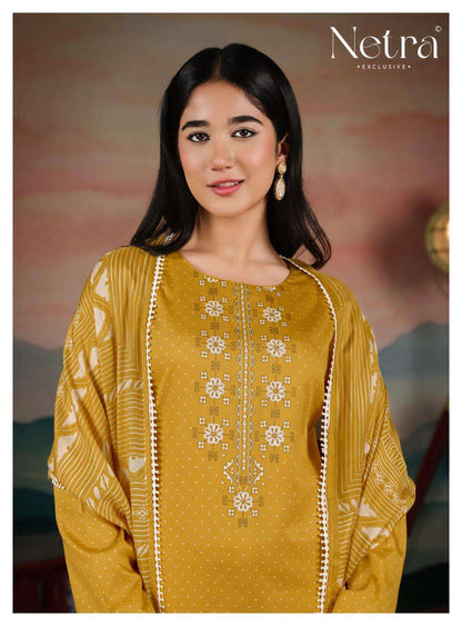 Manvi Netra Cotton Pant Style Suits Exporter Ahmedabad