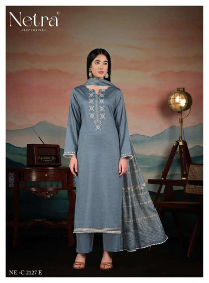 Manvi Netra Cotton Pant Style Suits Exporter Ahmedabad