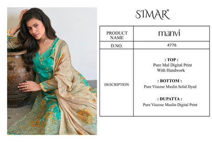 Manvi Simar Mal Pant Style Suits Exporter Gujarat