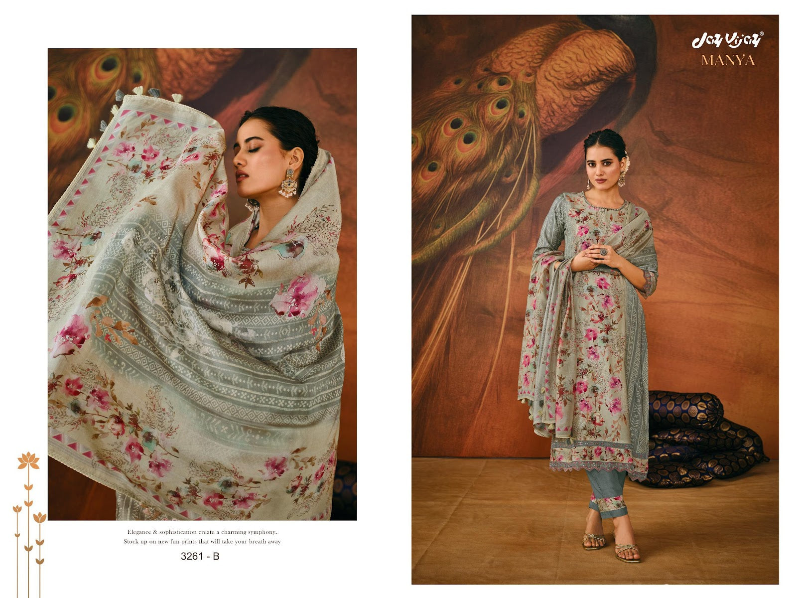 Manya Jay Vijay Moga Silk Pant Style Suits Manufacturer India