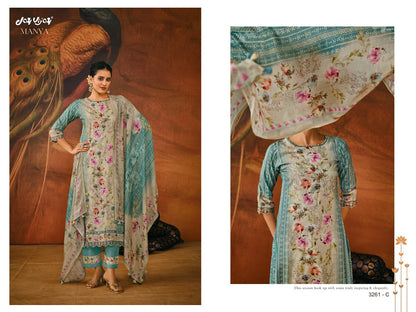 Manya Jay Vijay Moga Silk Pant Style Suits Manufacturer India