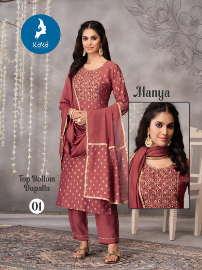 Manya Kaya Vichitra Readymade Pant Style Suits Supplier Ahmedabad