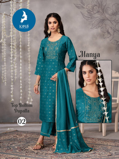 Manya Kaya Vichitra Readymade Pant Style Suits Supplier Ahmedabad