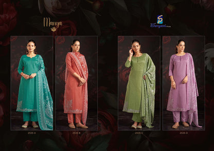 Manya Sargam Prints Pure Jam Pant Style Suits Wholesale Price