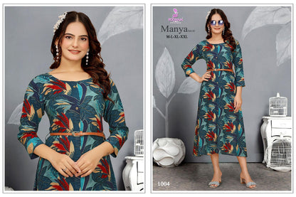 Manya Vol 1 Poonam Designer Rayon One Piece Exporter Ahmedabad
