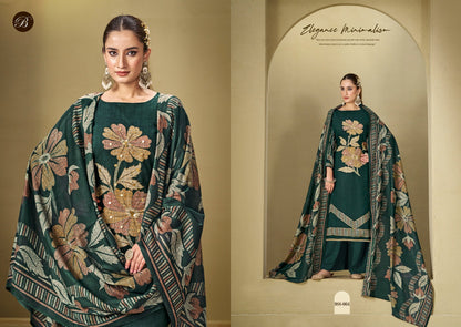 Manzil Belliza Designer Studio Viscose Rayon Karachi Salwar Suits Wholesaler Gujarat