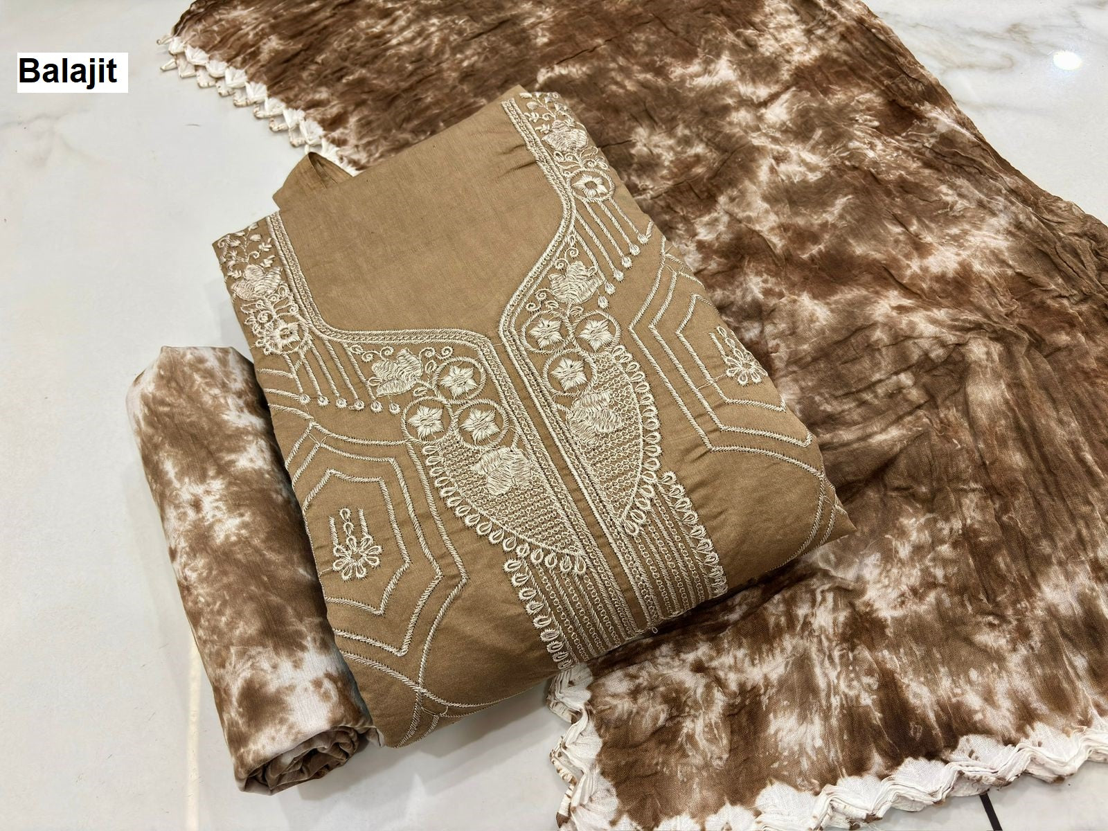 Marble 2806 Balajit Cotton Sartin Salwar Suits Exporter India