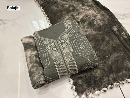 Marble 2806 Balajit Cotton Sartin Salwar Suits Exporter India