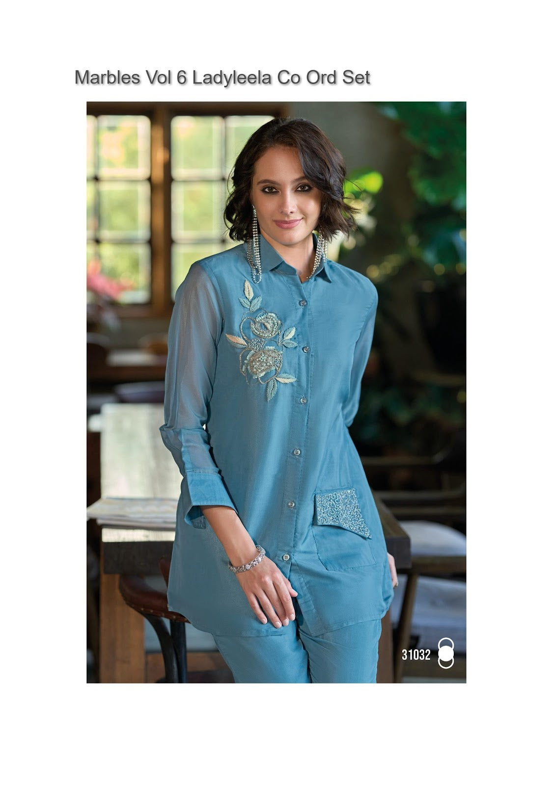 Marbles Vol 6 Ladyleela Viscose Organza Co Ord Set Manufacturer Gujarat