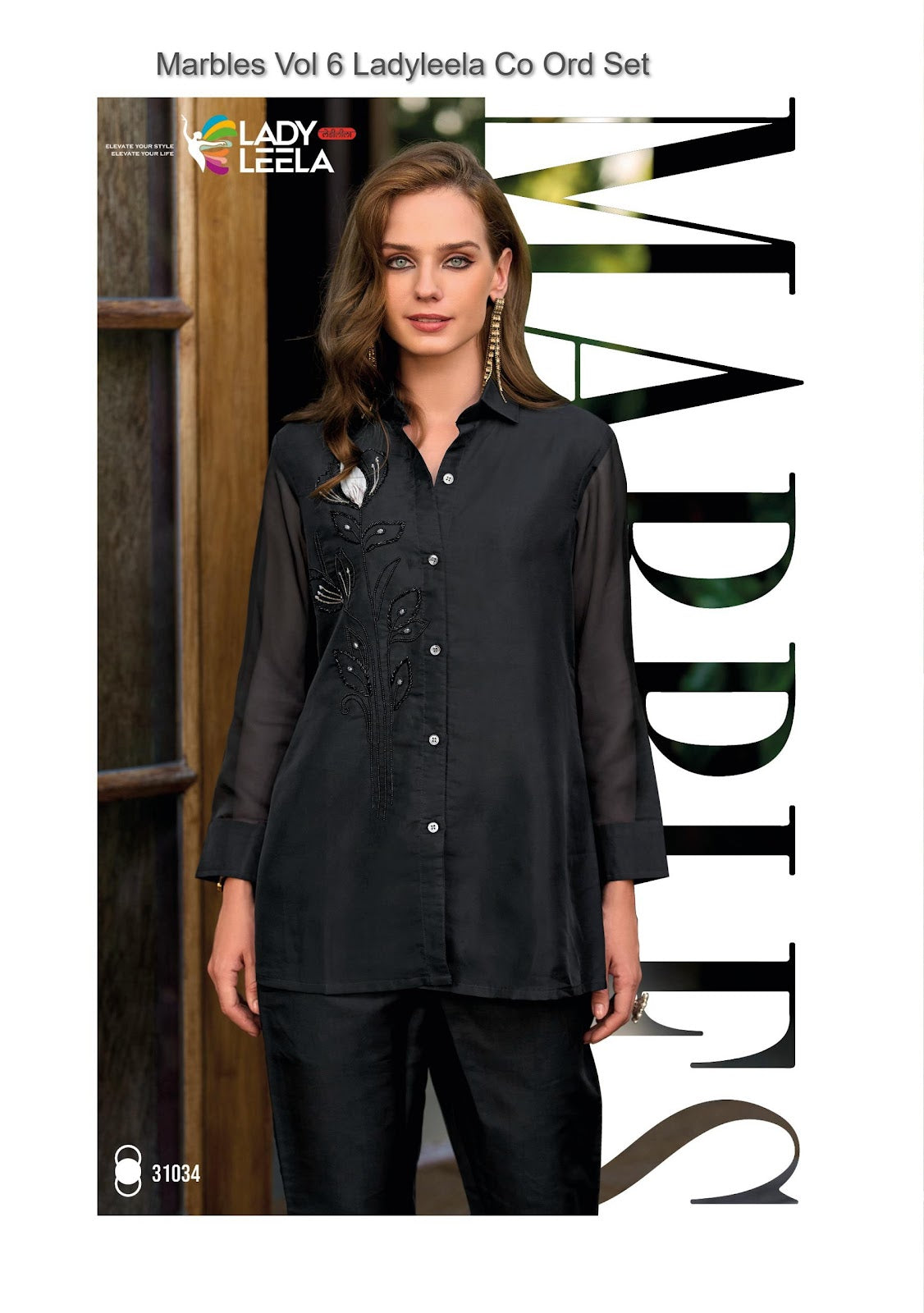 Marbles Vol 6 Ladyleela Viscose Organza Co Ord Set Manufacturer Gujarat