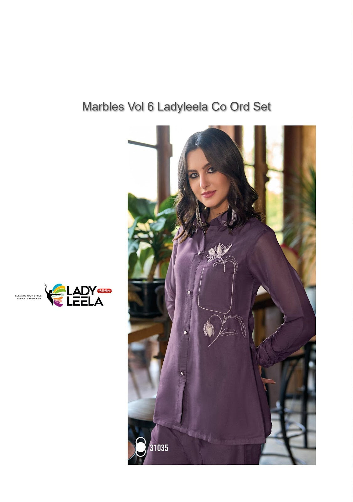 Marbles Vol 6 Ladyleela Viscose Organza Co Ord Set Manufacturer Gujarat