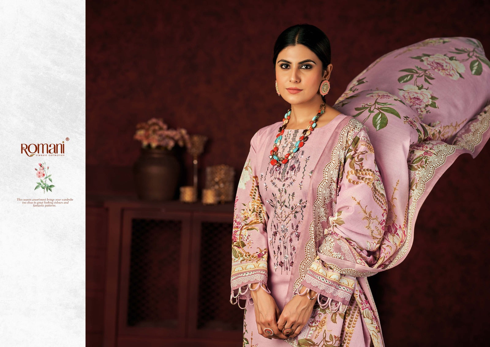 Mareena Vol 13 Romani Cotton Karachi Salwar Suits Manufacturer