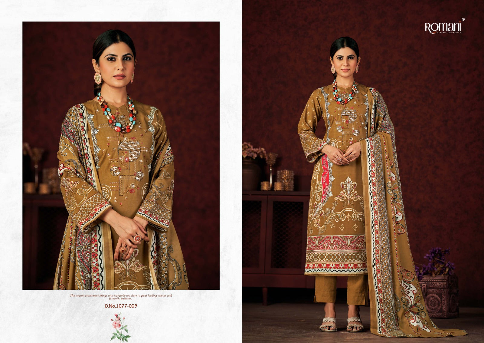 Mareena Vol 13 Romani Cotton Karachi Salwar Suits Manufacturer