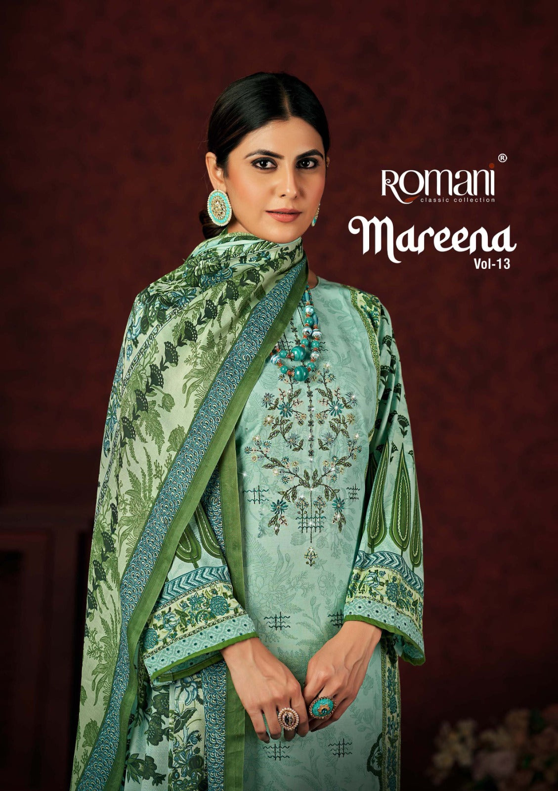 Mareena Vol 13 Romani Cotton Karachi Salwar Suits Manufacturer