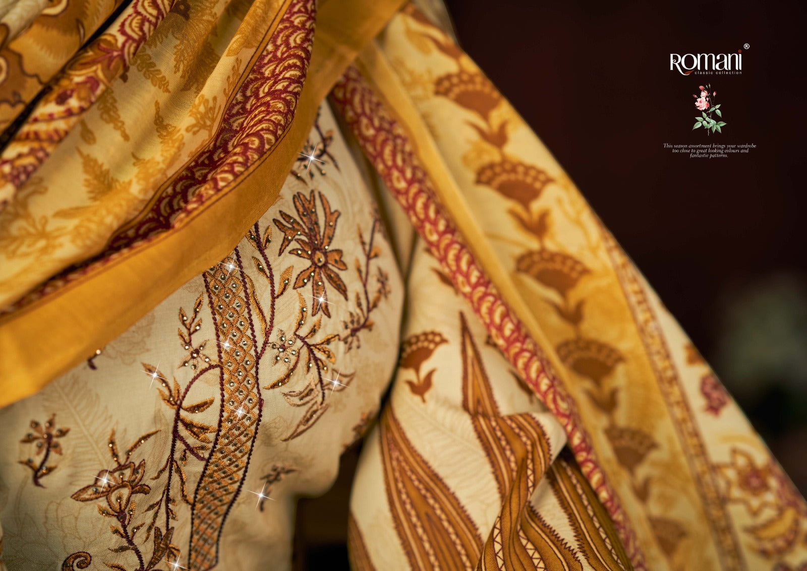 Mareena Vol 13 Romani Cotton Karachi Salwar Suits Manufacturer