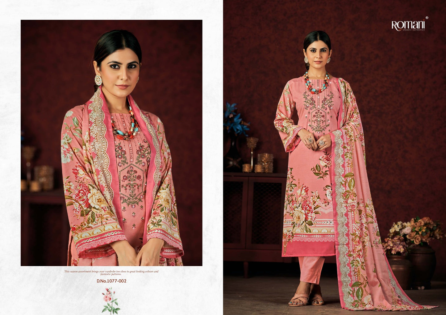 Mareena Vol 13 Romani Cotton Karachi Salwar Suits Manufacturer